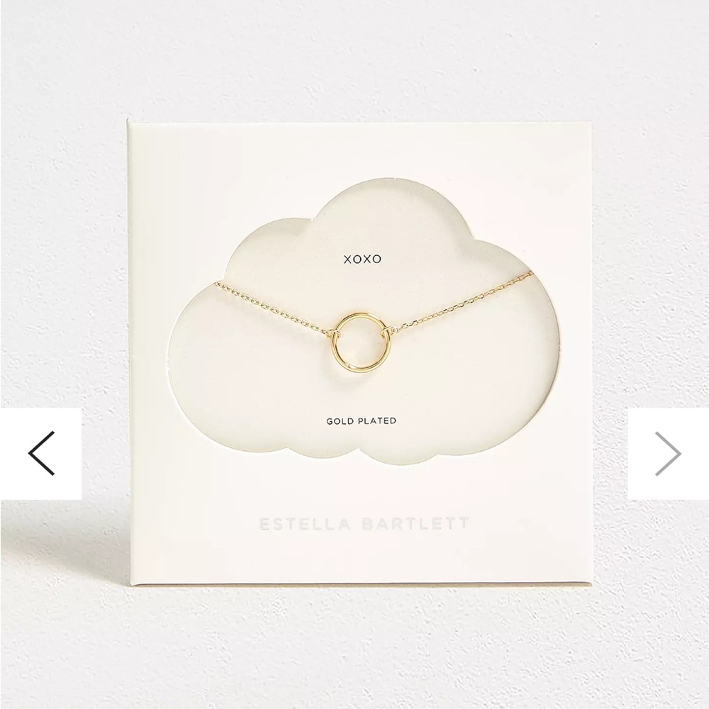 Estella Bartlett Gold Plated Circle Necklace